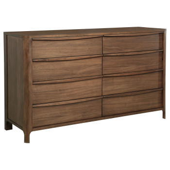 223323 Maderia 8-drawer Dresser Cabinet Walnut