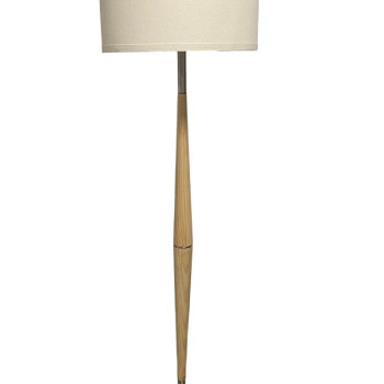 920239 Flanary 58-inch Drum Shade Tapered Floor Lamp Natural