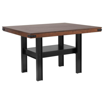 108888 Patterson 60-Inch Counter Height Dining Table Mango Oak