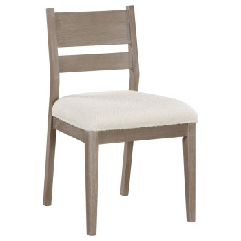 107442 Cornelia Wood Dining Side Chair Coastal Grey