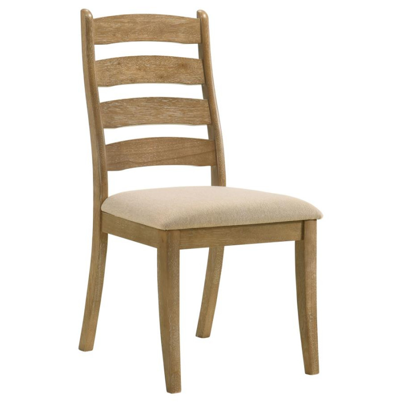 109152 Danvers Wood Dining Side Chair Brown Oak