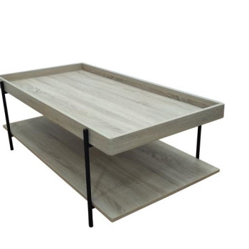 710308 Fallon Rectangular Engineered Wood Coffee Table Light Brown