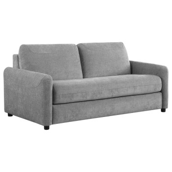 360029 Rylie Upholstered Sofa Sleeper with Queen Mattress Grey