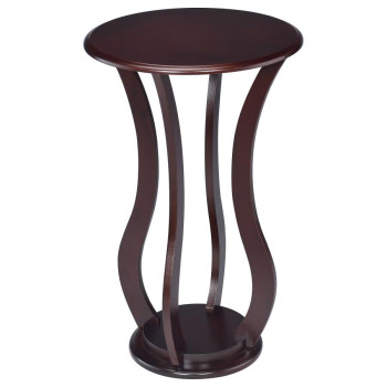 900934 Elton Round Top Accent Table Cherry
