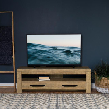 701980 Elkton 2-drawer Engineered Wood 59" TV Stand Mango