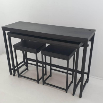 182724 4 PC COUNTER HT DINING SET