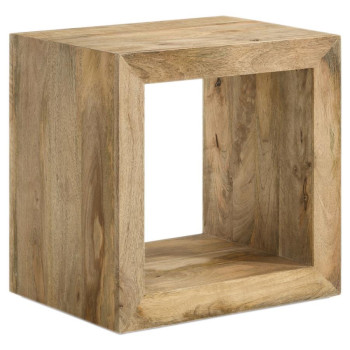 704837 Benton Rectangular Solid Wood End Table Natural
