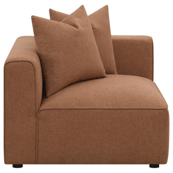 551592 Jennifer Upholstered Corner Terracotta