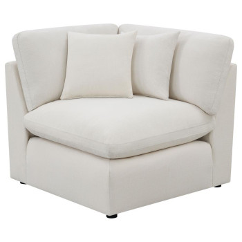 551452 Hobson Cushion Back Corner Off-White