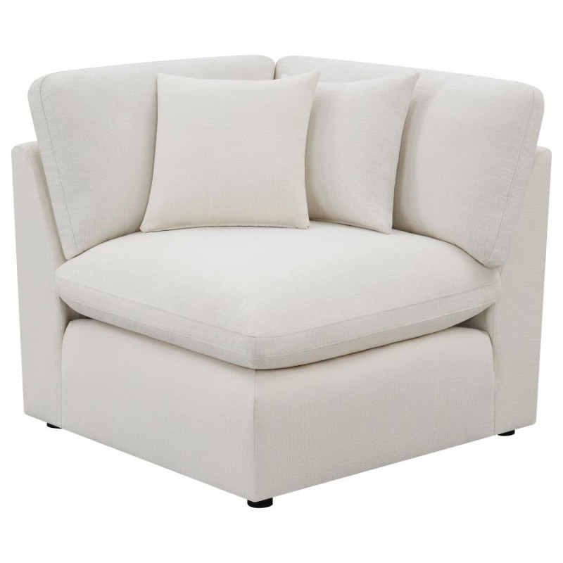 551452 Hobson Cushion Back Corner Off-White