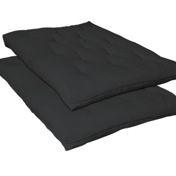 2005 7″ Deluxe Futon Pad Black