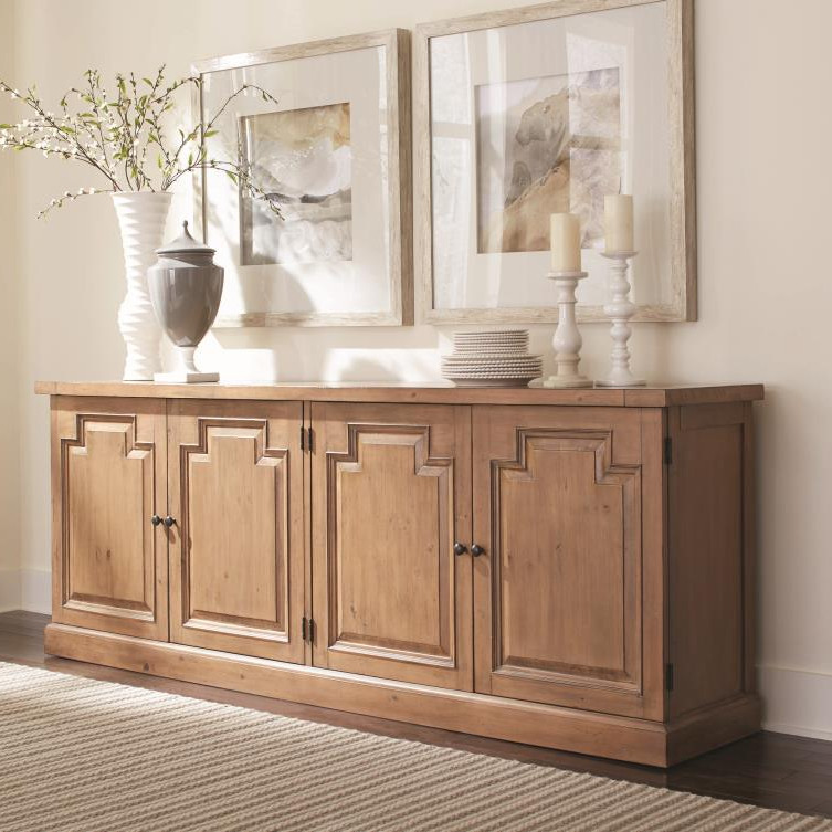 180205 Florence 4-door Sideboard Rustic Smoke