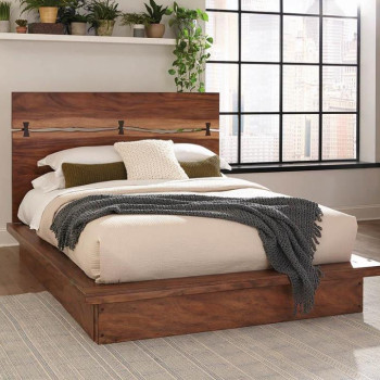 223250KE Winslow Eastern King Bed Smokey Walnut and Coffee Bean