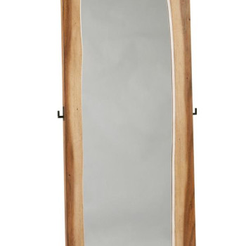 223256 Winslow Standing Mirror Smokey Walnut and Coffee Bean