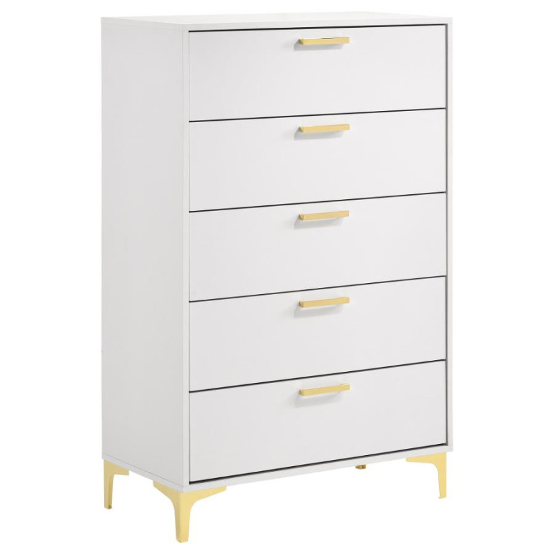 224405 Kendall 5-Drawer Chest White