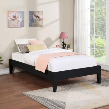 306129F Hounslow Platform Full Bed Black