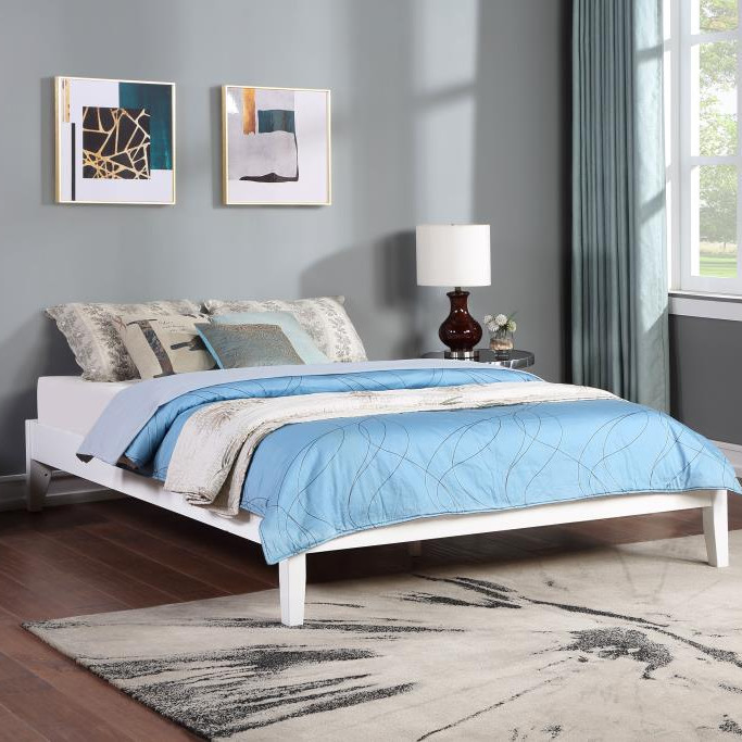 306128KE Hounslow Platform Eastern King Bed White