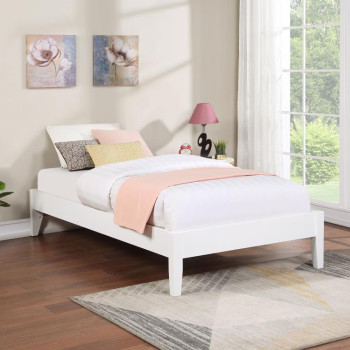 306128F Hounslow Platform Full Bed White