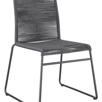 192062 Cora Upholstered Stackable Side Chairs