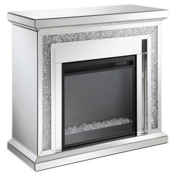 991047 Rectangular Freestanding Fireplace Mirror