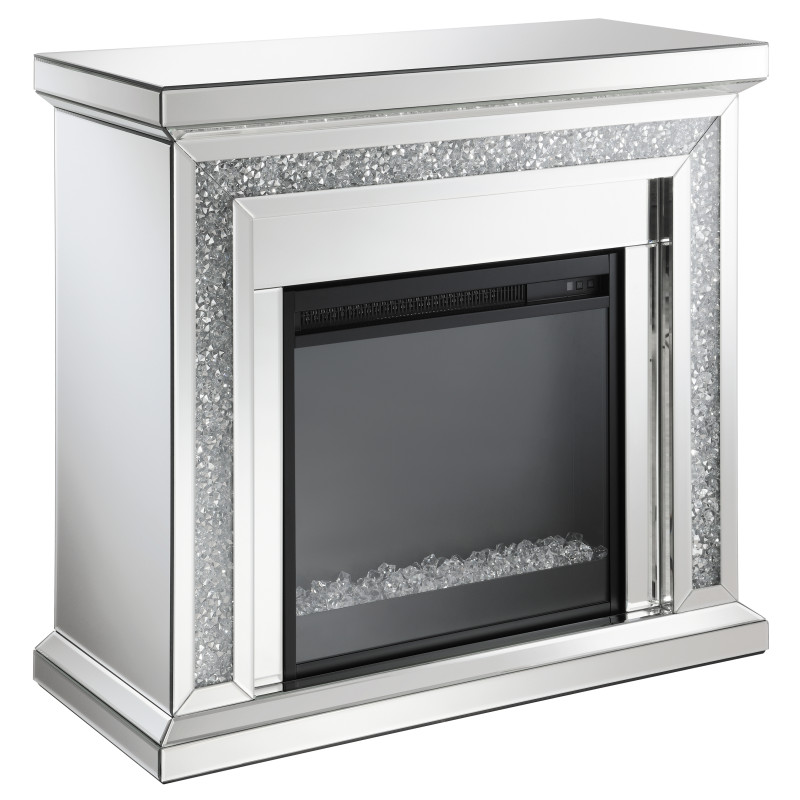 991047 Rectangular Freestanding Fireplace Mirror