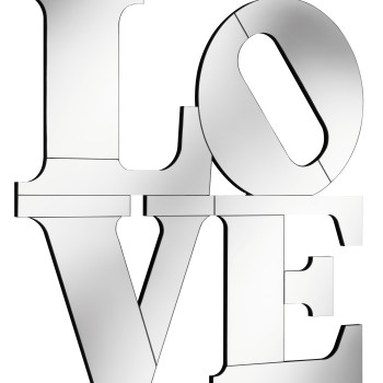 961620 Letter Shaped Wall Mirror