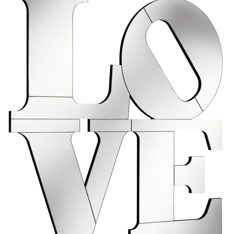 961620 Letter Shaped Wall Mirror