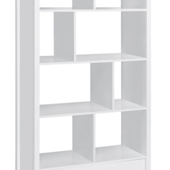 801574 Dylan Rectangular 8-shelf Bookcase