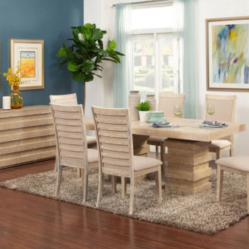 8470-01-7PC 7PC SETS Chiclayo Dining Table + 6 Side Chairs