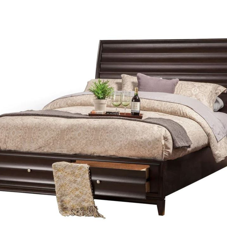 1788-88F Legacy Storage Full Bed, Black Cherry