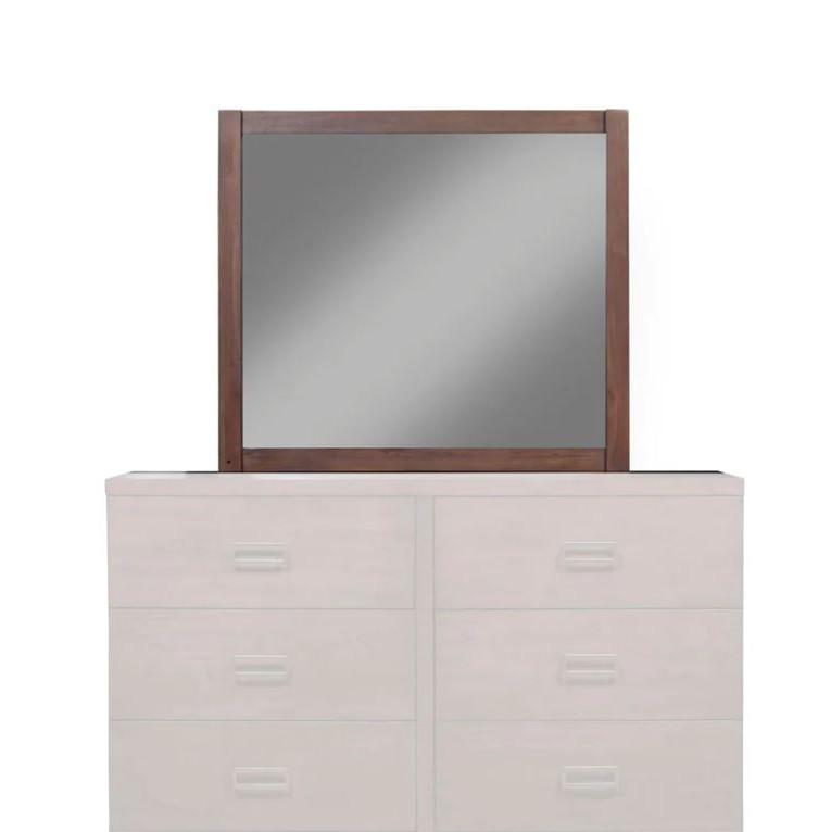 1100-06 Savannah Mirror, Pecan