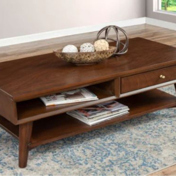 966WAL-61 Flynn Coffee Table, Walnut