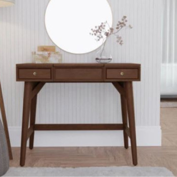 966WAL-19 Flynn Bedroom Vanity, Walnut