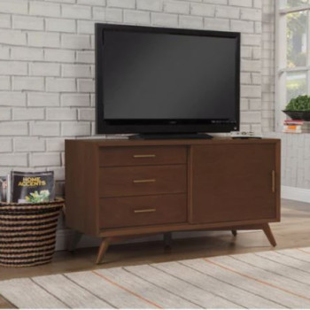 966WAL-15 Flynn Small TV Console, Walnut