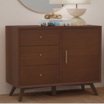 966WAL-14 Flynn Accent Cabinet, Walnut