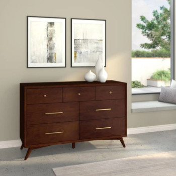 966WAL-03 Flynn Dresser, Walnut