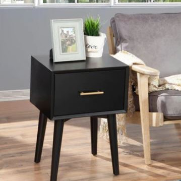 966BLK-62 Flynn End Table, Black