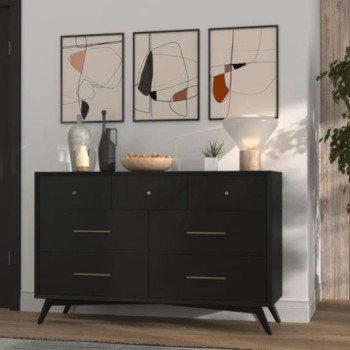966BLK-03 Flynn Dresser, Black