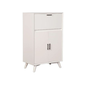 966-W-16 Flynn Large Bar Cabinet, White