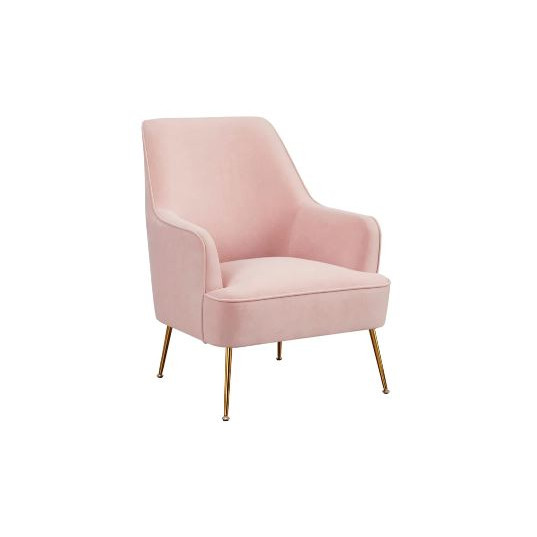 9010-1-PNK Rebecca Leisure Chair, Pink