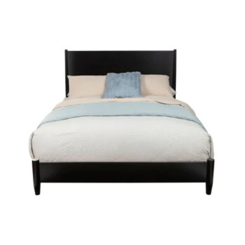 766BLK-01Q Flynn Platform Bed, Black