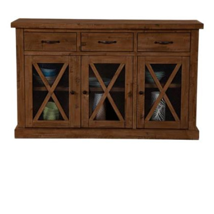 4068-06 Newberry Sideboard, Medium Brown