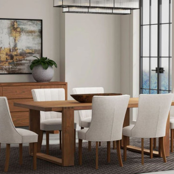 3385-01-7PC 7PC SETS Ayala Dining Table + 6 Chairs