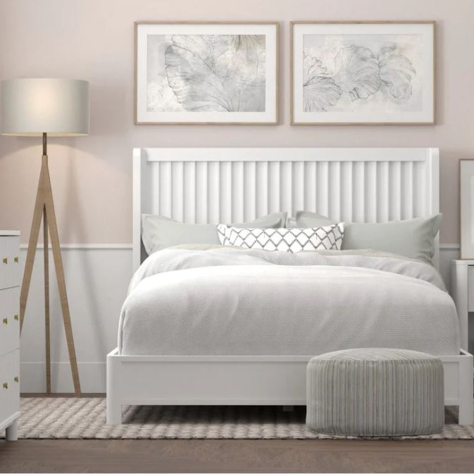 2090-08F-4PC 4PC SETS Stapleton Panel Bed