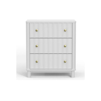 2090-04 Stapleton Three Drawer Small Chest, White