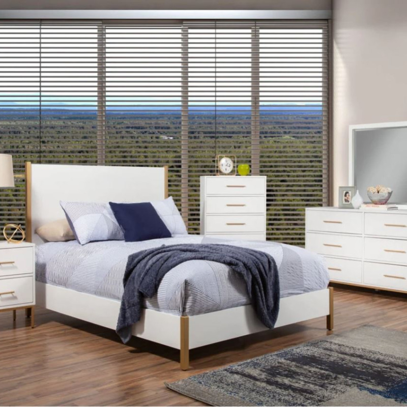 2010-07CK-4PC 4PC SETS Madelyn Panel Bed