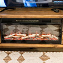 W3367-68 Zadilyn XL TV Stand w/Fireplace Option