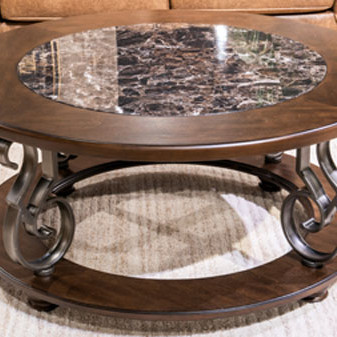 T623-8 Frallyn Round Cocktail Table