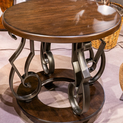 T623-6 Frallyn Round End Table