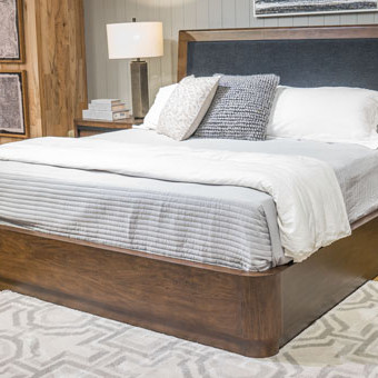 B857B9 Dilenno California King Upholstered Panel Bed